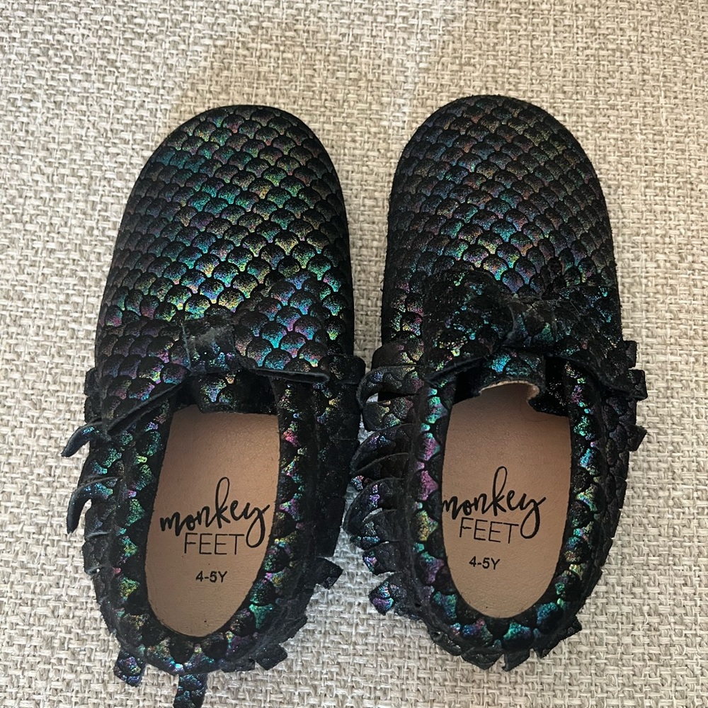 Monkey feet moccasins